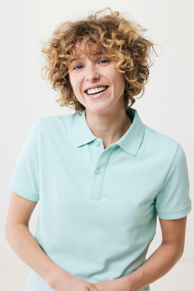 IQONIQ Yosemite recycled cotton pique polo - Crushed Mint / L