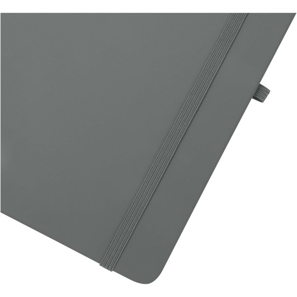 Nexus A5 hard cover notebook with pen and pencil combo (black ink) - Grey