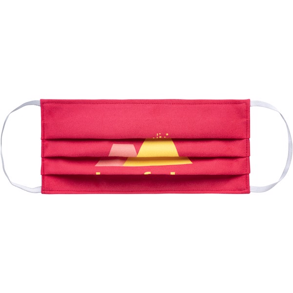 Sublimation reuseable mask with elastic bands