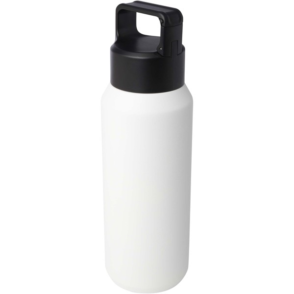Astra 600 ml RCS recycled stainless steel copper vacuum insulated water bottle (carbonated safe) - White