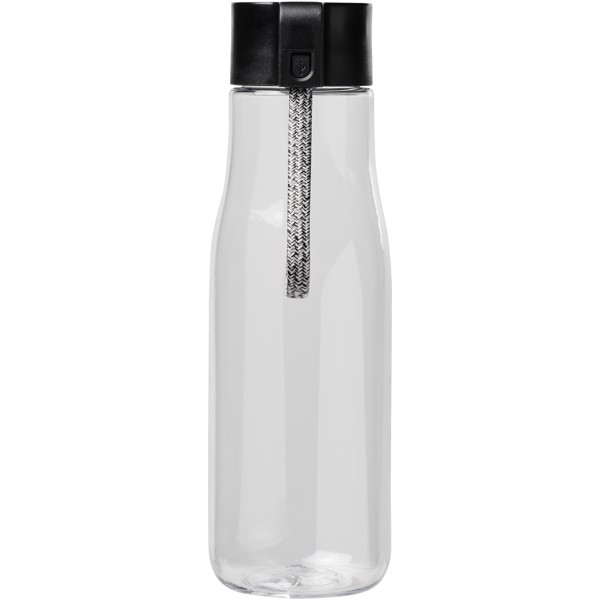 Ara 640 ml Tritan™ sport bottle with charging cable - Transparent clear