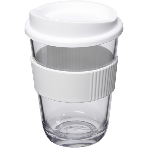Americano® Vaso de 300 ml con asa "Cortado" - Blanco