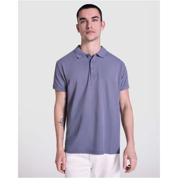 Cobain short sleeve unisex polo - Yellow / roly-XS