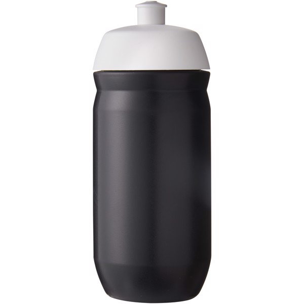 Bidón deportivo de 500 ml "HydroFlex™" - Blanco / Negro intenso
