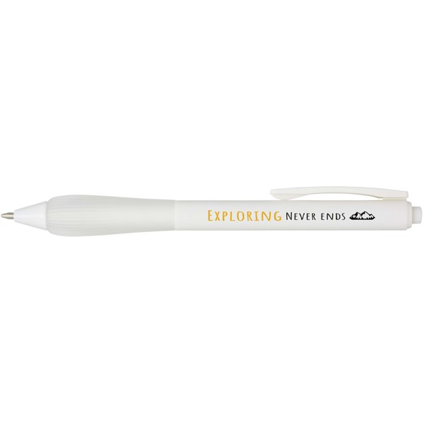 Lorena RABS ballpoint pen (black ink) - Transparent White