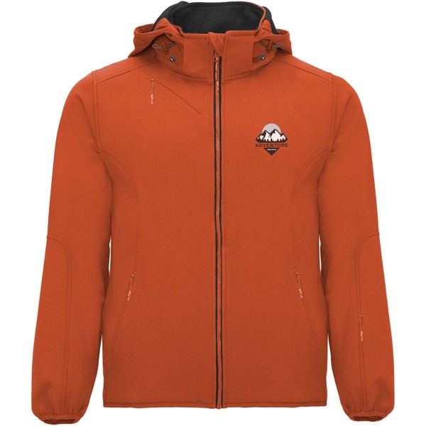 Siberia unisex softshell jacket - Vermillon Orange / S