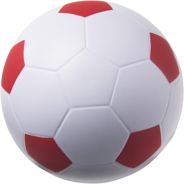 Balón de fútbol antiestrés "Football" - Rojo / Blanco