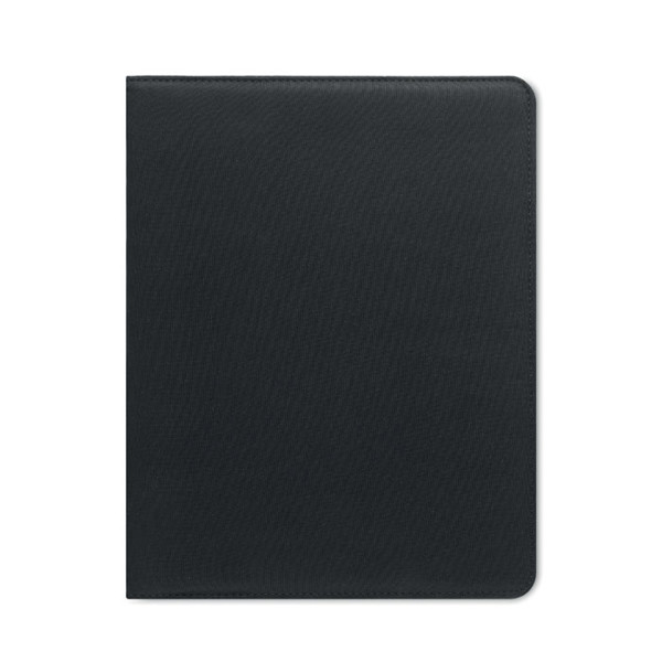 A4 RPET conference folder Casove - Black