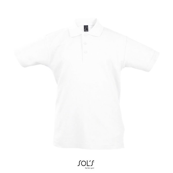 SUMMER II KIDS POLO 170g - White / XXL