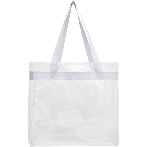 Hampton transparent tote bag - White / Transparent clear