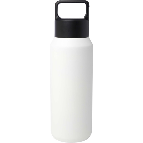 Astra 600 ml RCS recycled stainless steel copper vacuum insulated water bottle (carbonated safe) - White