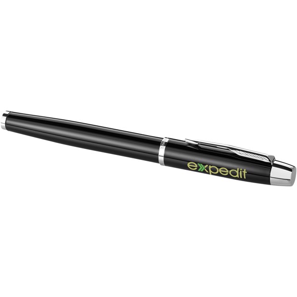 IM rollerball pen - Solid black / Silver