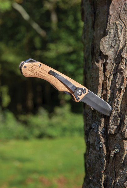 FSC® wooden outdoor knife