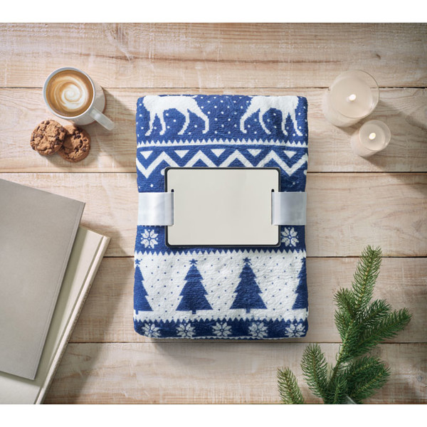 RPET fleece blanket 190 gr/m² Tosti - Red