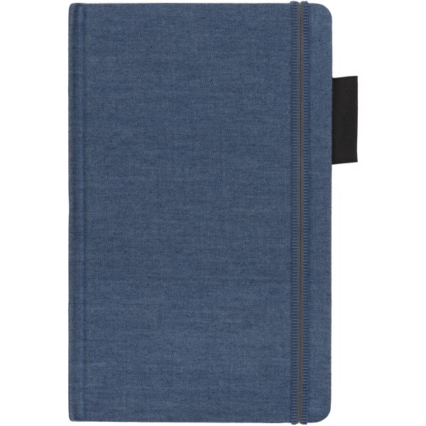 Jeans A5 fabric notebook - Light blue