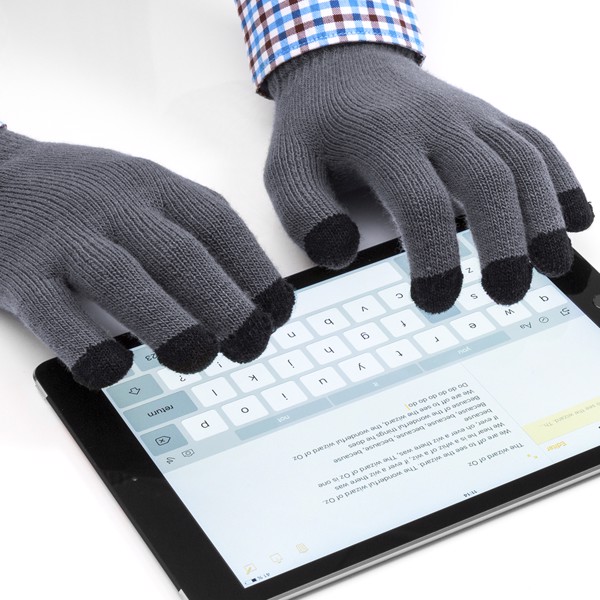 Touchscreen Gloves Tellar - Grey / Black