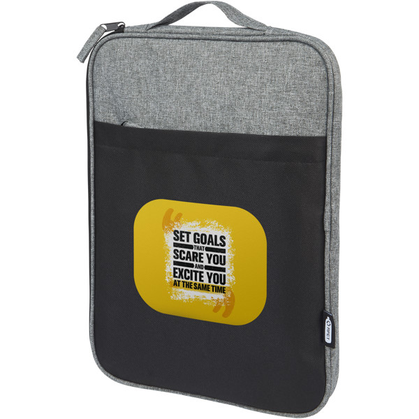 Reclaim 14\" GRS recycled two-tone laptop sleeve 2.5L