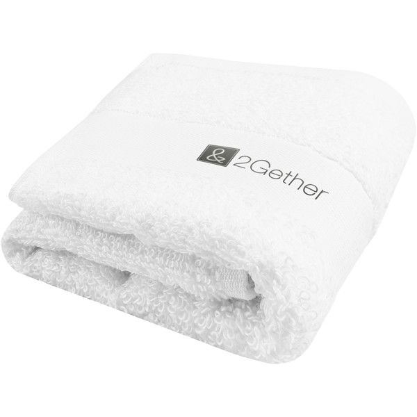 Sophia 450 g/m² cotton towel 30x50 cm - White