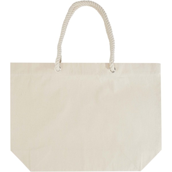 Florida 270 g/m² GRS recycled beach tote bag 18L - Natural / Natural