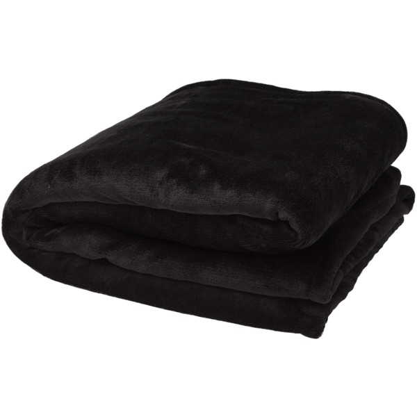 Ashen GRS recycled sherpa blanket - Black