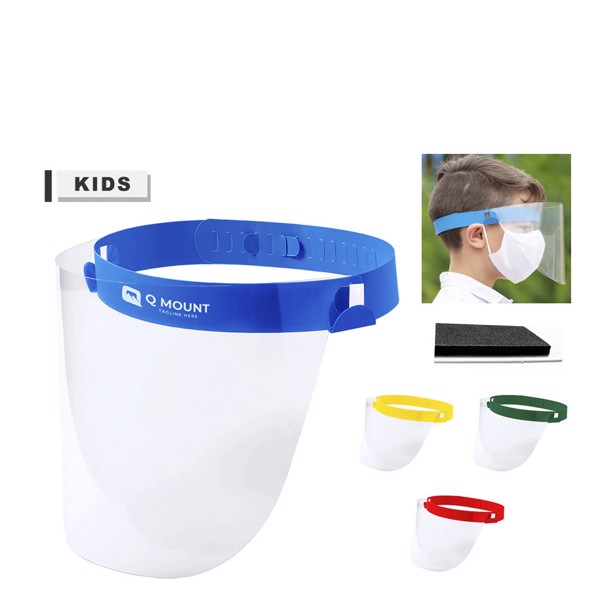 Kids Face Shield Tundex - White
