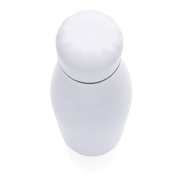 Solid colour vacuum stainless steel bottle 500 ml - White