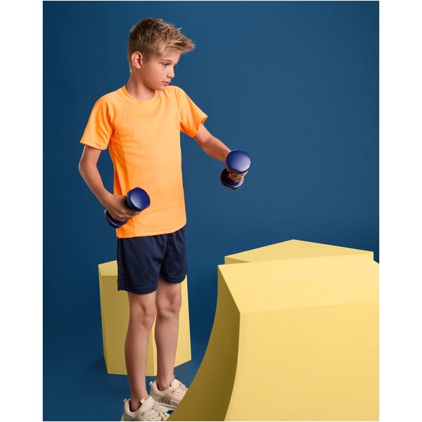 Montecarlo short sleeve kids sports t-shirt - Rossette / 8