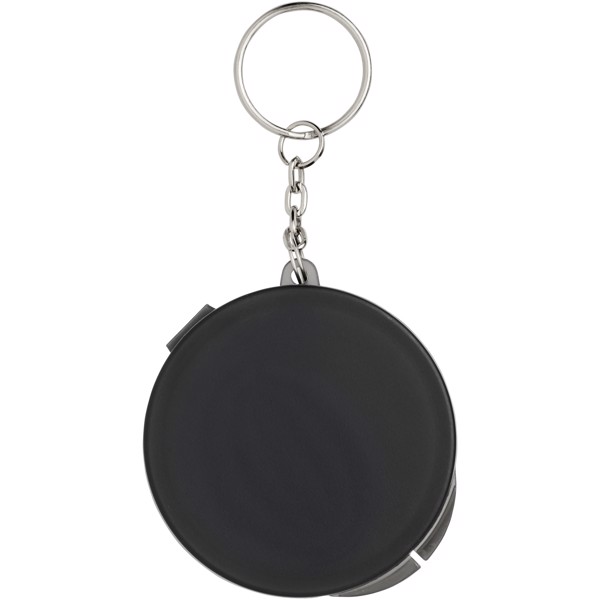 Silikonová hadička Rhine v klíčence, k opakovanému použití - Modrá