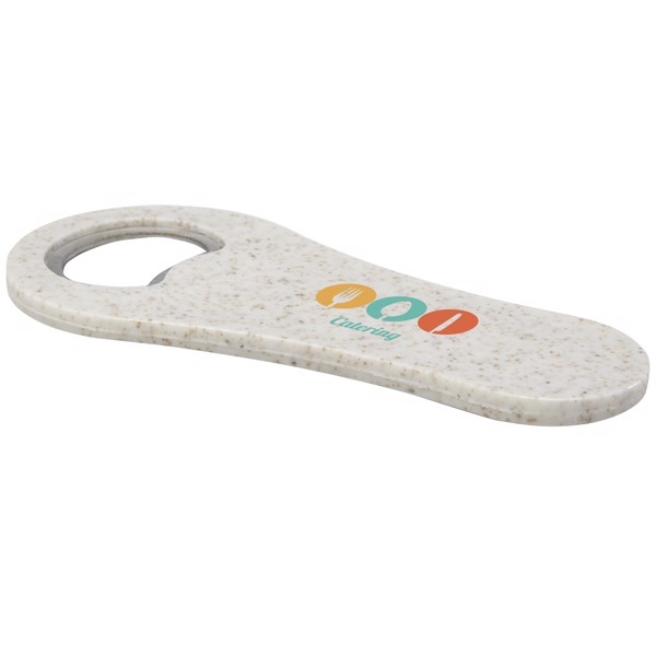 Schyn wheat straw bottle opener - White