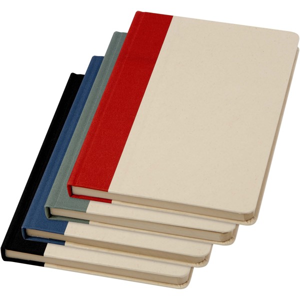 Liliana A5 sugar cane paper hard cover notebook - Black