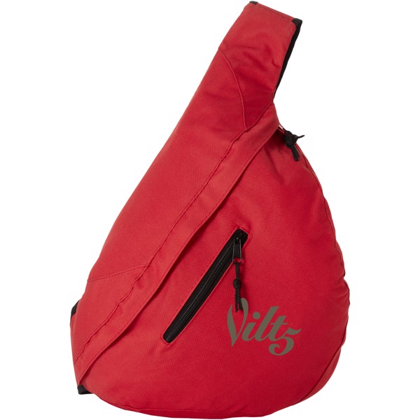 Mochila urbana triangular "Brooklyn" - Rojo
