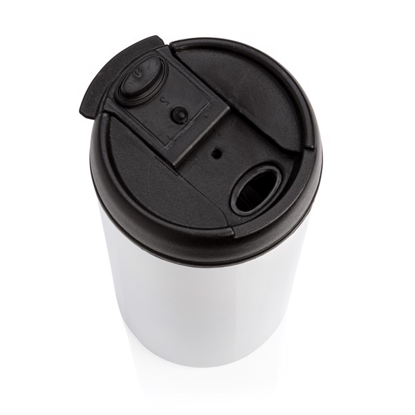 Termohrnek Metro - Bílá / Černá