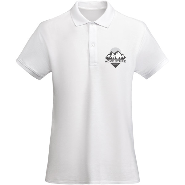 Prince organic cotton short sleeve women's polo - White / S
