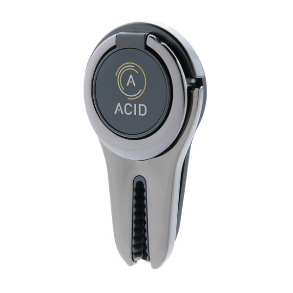 Car air vent phone holder with ring