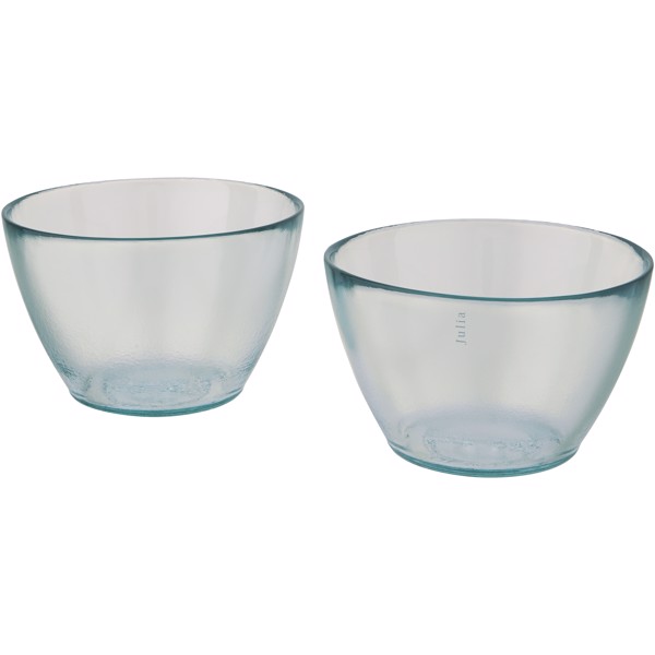 Cuenc 2-piece recycled glass bowl set