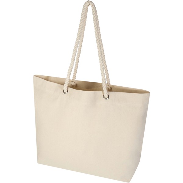 Florida 270 g/m² GRS recycled beach tote bag 18L - Natural / Natural