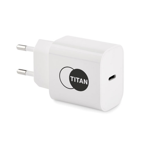 20W 2 port USB charger EU plug Plugme