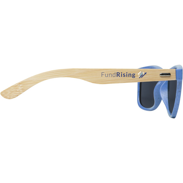 Sun Ray bamboo sunglasses - Process Blue