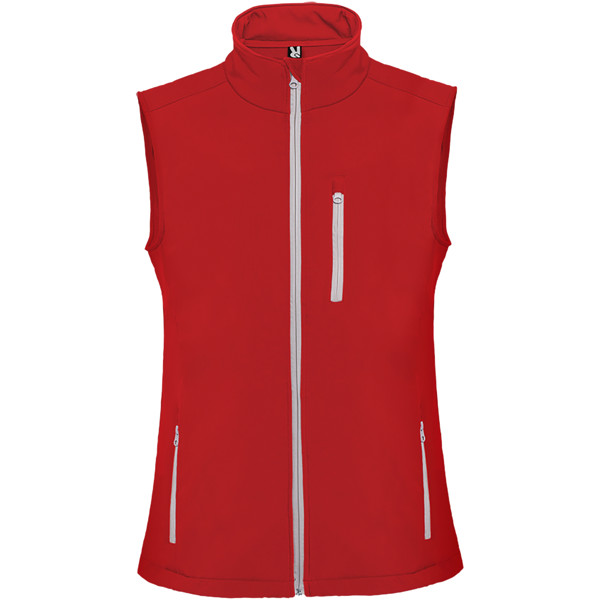 Nevada unisex softshell bodywarmer - Red / S