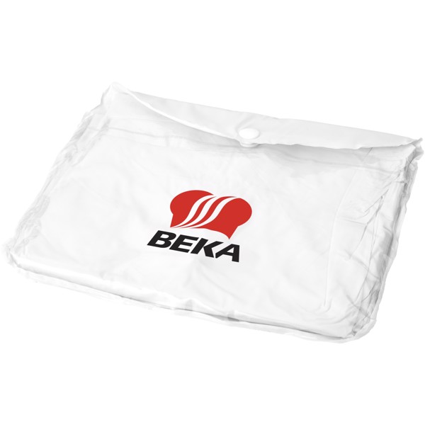 Pilar adjustable rain poncho with storage pouch