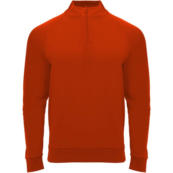 Epiro long sleeve kids quarter zip sweatshirt - Red / 16