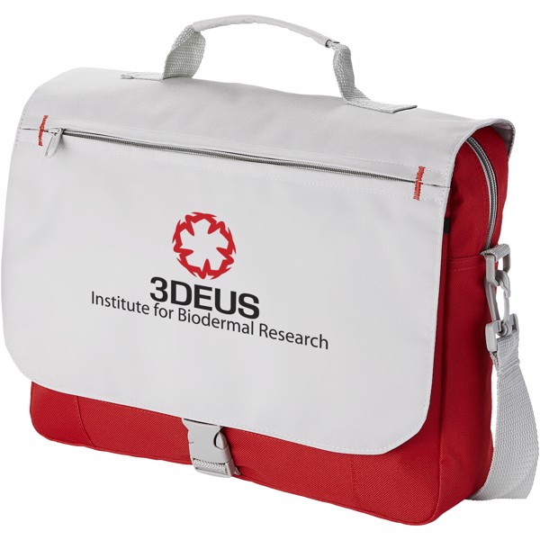 Konferenční taška Pittsburgh - Červená s efektem námrazy / Větle šedá