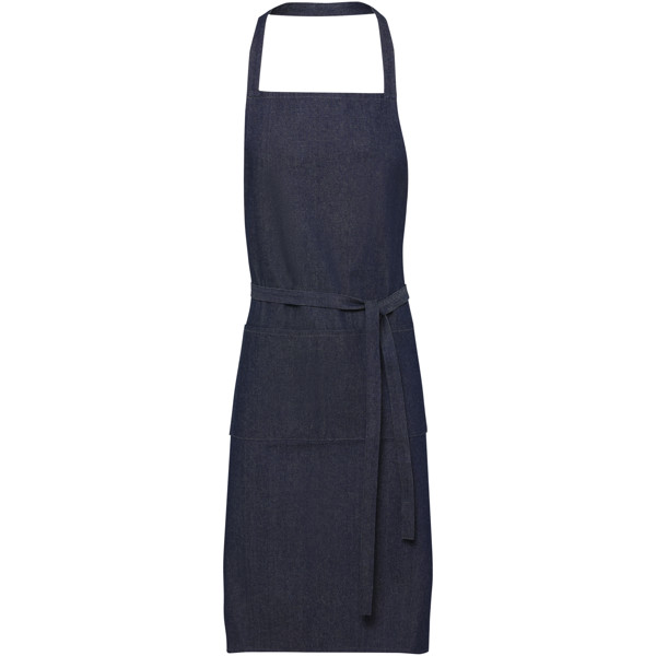 Jeen 200 g/m² recycled denim apron - Dark Blue