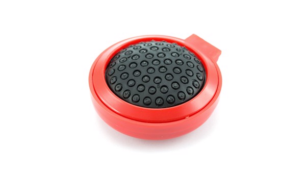 Hairbrush with Mirror Glance - White