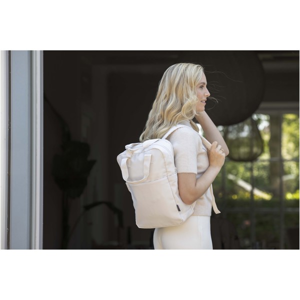 Trip 14” Aware™ recycled travel laptop backpack 9L - Black