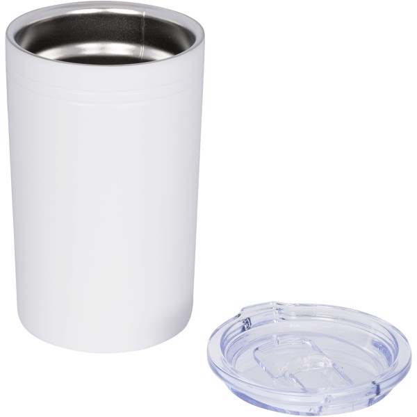 Vaso de 330 ml con aislamiento al vacío de doble pared "Pika" - Blanco
