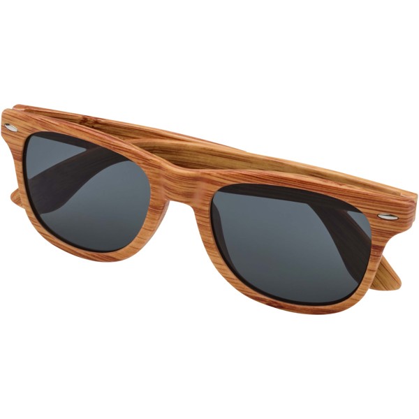 Mira wood-look sunglasses