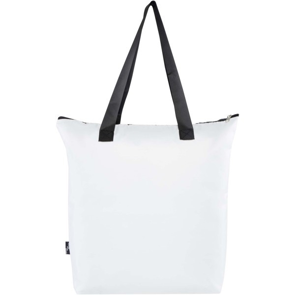 EcoFold RPET foldable tote cooler bag 15L - White