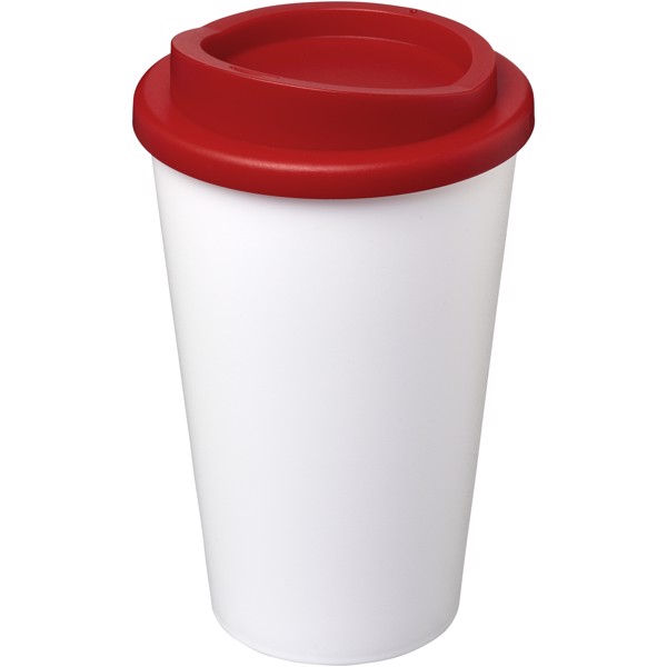 Termo hrnek Americano® 350 ml - Bílá / Červená s efektem námrazy