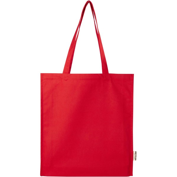 Florida 270 g/m² GRS recycled gusset tote bag 14L - Red